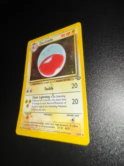 1999 Pokemon Jungle Electrode 2/64 Holo Rare WOTC Vintage Played - Image 1