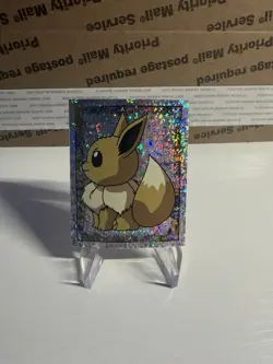 Pokemon - Eevee - Topps Merlin Sticker - Series 1 - #S21/36 - Holo - 1999 - Image 1