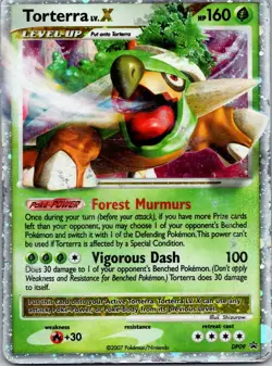Torterra Lv. X DP09 Diamond and Pearl Promos Pokemon - HP - Image 1