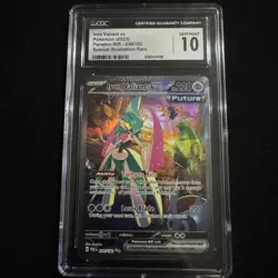 💎 Pokemon Iron Valiant ex SIR 249/182 Paradox Rift CGC 10 GEM MINT 💎 - Image 1