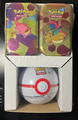 Pokemon TCG: 151 Mini Tins (2) + Poke Ball (random) 3- Pack Sam’s club exclusive - Image 1