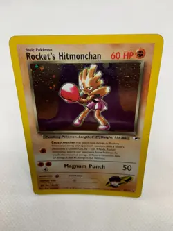 Rocket's Hitmonchan 11/132 Gym Heroes Pokemon TCG Holo Rare - Image 3