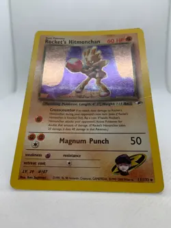 Rocket's Hitmonchan 11/132 Gym Heroes Pokemon TCG Holo Rare - Image 4