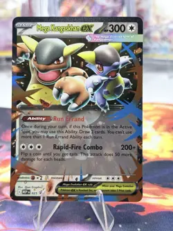 Pokemon TCG - Mega Kangaskhan ex NM MEP 025 Black Star Promo Mega Evolution - Image 1