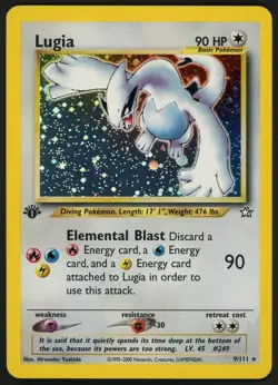 2000 Pokemon Neo Genesis 1st Edition #9 Lugia - Holo - Image 1
