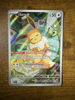 Pokemon Eevee TCG 173 Holo Promo Prismatic Evolutions NM/Mint Condition - Image 1