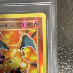 Pokemon Charizard Reverse Holo Rare 11/108 Evolutions PSA 8 2016 - Image 5