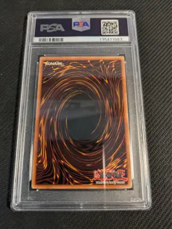 Yugioh Blue-Eyes White Dragon LOB-001 Ultra Rare PSA 8 NM-MT OG! - Image 2