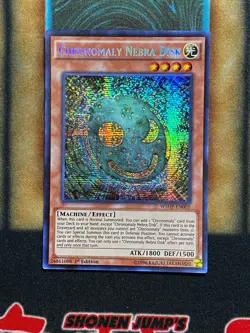 Yugioh Chronomaly Nebra Disk WSUP-EN001 Secret Rare 1st Ed NM - Image 1