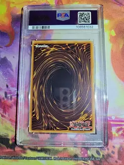 YU-GI-OH! INFO Millennium Ankh 1ST Edition Quarter Century Secret Rare PSA 9 - Image 3