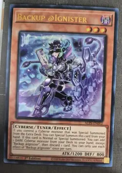 x1 Backup @Ignister - ALIN-EN002 - Ultra Rare - 1st Edition Yu-Gi-Oh! M/NM - Image 1