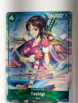 Tashigi (Alternate Art) SR Extra Booster: One Piece Heroines Edition EB03-018 NM - Image 1