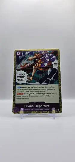 Divine Departure R OP13-076 OP13 One Piece Carrying On His Will - Image 1