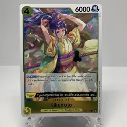 Kikunojo Playset - OP06-104- Wings of the Captain - One Piece TCG - English - Image 1