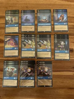 Disney Lorcana ca. 40+40 Karten Sammlung Foil Playsets Sapphire Saphir Deutsch - Image 1