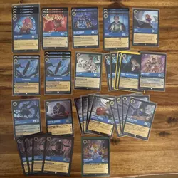 Disney Lorcana ca. 40+40 Karten Sammlung Foil Playsets Sapphire Saphir Deutsch - Image 2