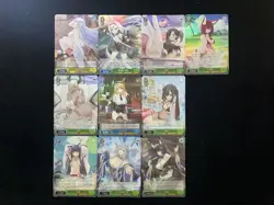 2025 Weiss Schwarz TCG JPN Azur Lane Albion Haguro Astoria Yugure Lot*10 YV34 - Image 1