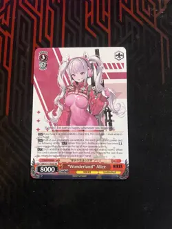 Nikke Weiss Schwarz "Wonderland" Alice NIK/S117-E060 RR Double Rare - Image 1
