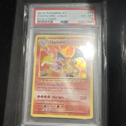 Pokemon 2016 Charizard 11/108 Evolutions Holo Rare PSA 6 Graded Card - Image 1