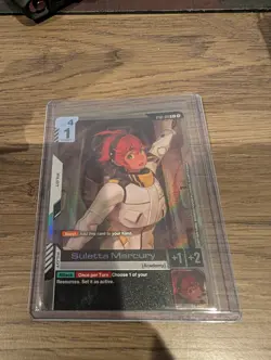 Gundam Card Game ST01-011 C+ Suletta Mercury Alt Art - Image 2