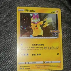 Pokemon Pikachu SWSH234 Promo Holo SWSH Sword & Shield Promo Cards - Image 1
