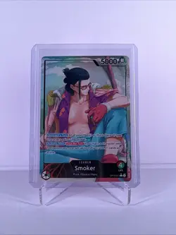 Smoker (Alt Art) OP10-001 English Royal Blood - One Piece Card - NM - Image 1