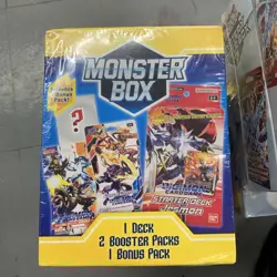 Digimon Card Game Monster Box Starter Deck & 2 Booster Packs 1 Bonus Pack NEW - Image 1