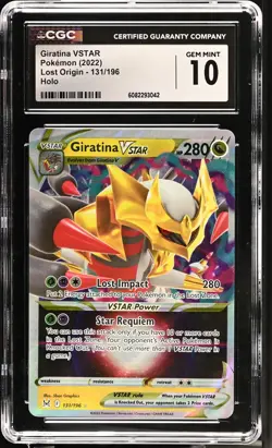 Pokemon 2022 Lost Origin Giratina VSTAR Holo Card #131/196 CGC 10 🔮 🍃 - Image 1