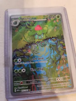 Ivysaur 167/165 SV 151 Illustration Scarlet Violet Holo Card - Pokemon TCG - Image 1