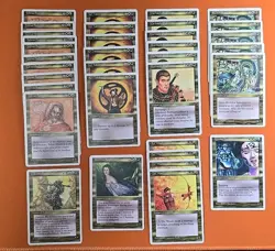 🟡 1995 MAGIC THE GATHERING CHRONICLES MULTI-COLOR 34 CARD LOT LIGHT▶HEAVY PLAY - Image 1