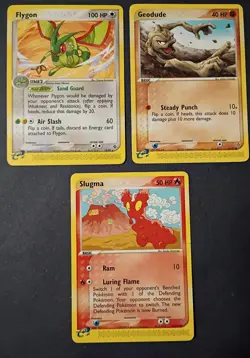 Pokemon - Flygon 15/97 Slugma - EX Dragon - eReader Cards - Vintage 2003 - LP - Image 1