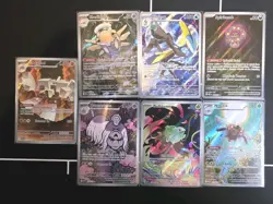 Pokemon TCG mega evolution Holo Lot - 7 Cards: Garganacl, Houndstone, Bulbasaur - Image 1