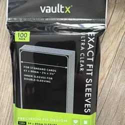Vault X Exact Fit Graded Slab Sleeves Standard Card Protector Sleeve 5 X 100 - Image 2