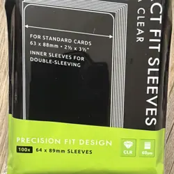 Vault X Exact Fit Graded Slab Sleeves Standard Card Protector Sleeve 5 X 100 - Image 3