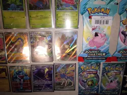Pokemon Card Tcg Illustration Rare Lot + 4 Sealed Journey Together Booster Packs - Image 3