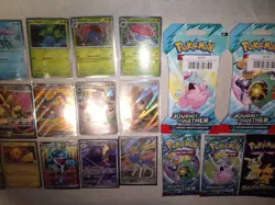 Pokemon Card Tcg Illustration Rare Lot + 4 Sealed Journey Together Booster Packs - Image 4