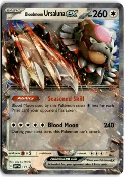 Bloodmoon Ursaluna ex - Promo SV: Scarlet & Violet Promo Cards 177 NM - Image 1