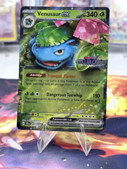 Venusaur ex (Stellar Crown Stamp) 001/142 Miscellaneous Cards & Products Holo - Image 1