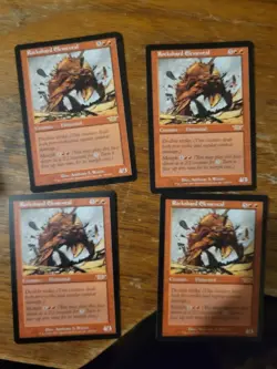 4x Rockshard Elemental Legions MTG Magic The Gathering Card Vintage Red Rare Set - Image 1