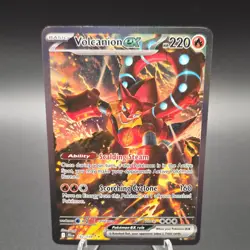 Volcanion EX 182/159 XY Steam Siege Rare Holo EX 220 HP Pokemon Card - Image 1