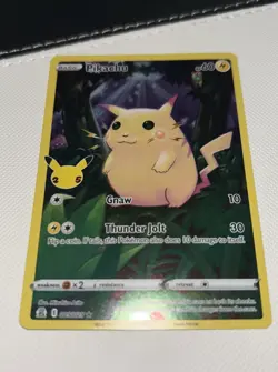 Pokemon Card Pikachu 005/025 Celebrations Full Art Holo Rare Card English TCG - Image 2