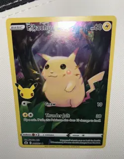 Pokemon Card Pikachu 005/025 Celebrations Full Art Holo Rare Card English TCG - Image 3