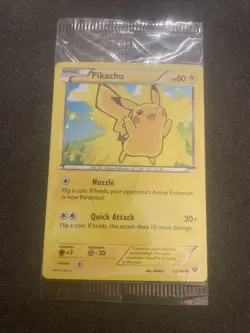 Pokemon Card - Pikachu XY 42/146 - Holo - Movie Promo - Factory Sealed - Image 1