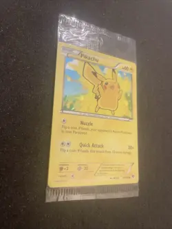 Pokemon Card - Pikachu XY 42/146 - Holo - Movie Promo - Factory Sealed - Image 2