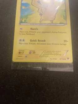 Pokemon Card - Pikachu XY 42/146 - Holo - Movie Promo - Factory Sealed - Image 5
