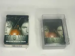 (2) X-Files CCG 60 Card Starter Deck Premiere Edition 1996 - Image 1