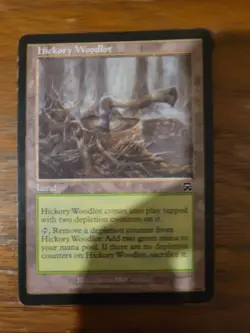 Hickory Woodlot Mercadian Masques MTG Magic The Gathering Card Vintage Pauper - Image 1