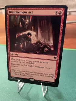 2025 MTG Magic the Gathering Blasphemous Act (101/226) Aetherdrift Commander LP - Image 3