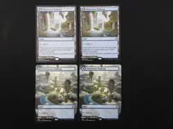 4x Clearwater Pathway NM/LP [Zendikar Rising] 2 Borderless Mtg Free Tracking! - Image 1
