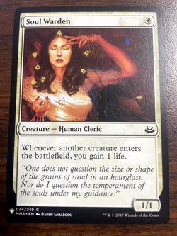 MTG - Soul Warden 024/249 - The List Reprints - Non-Foil Common - Near Mint - Image 1